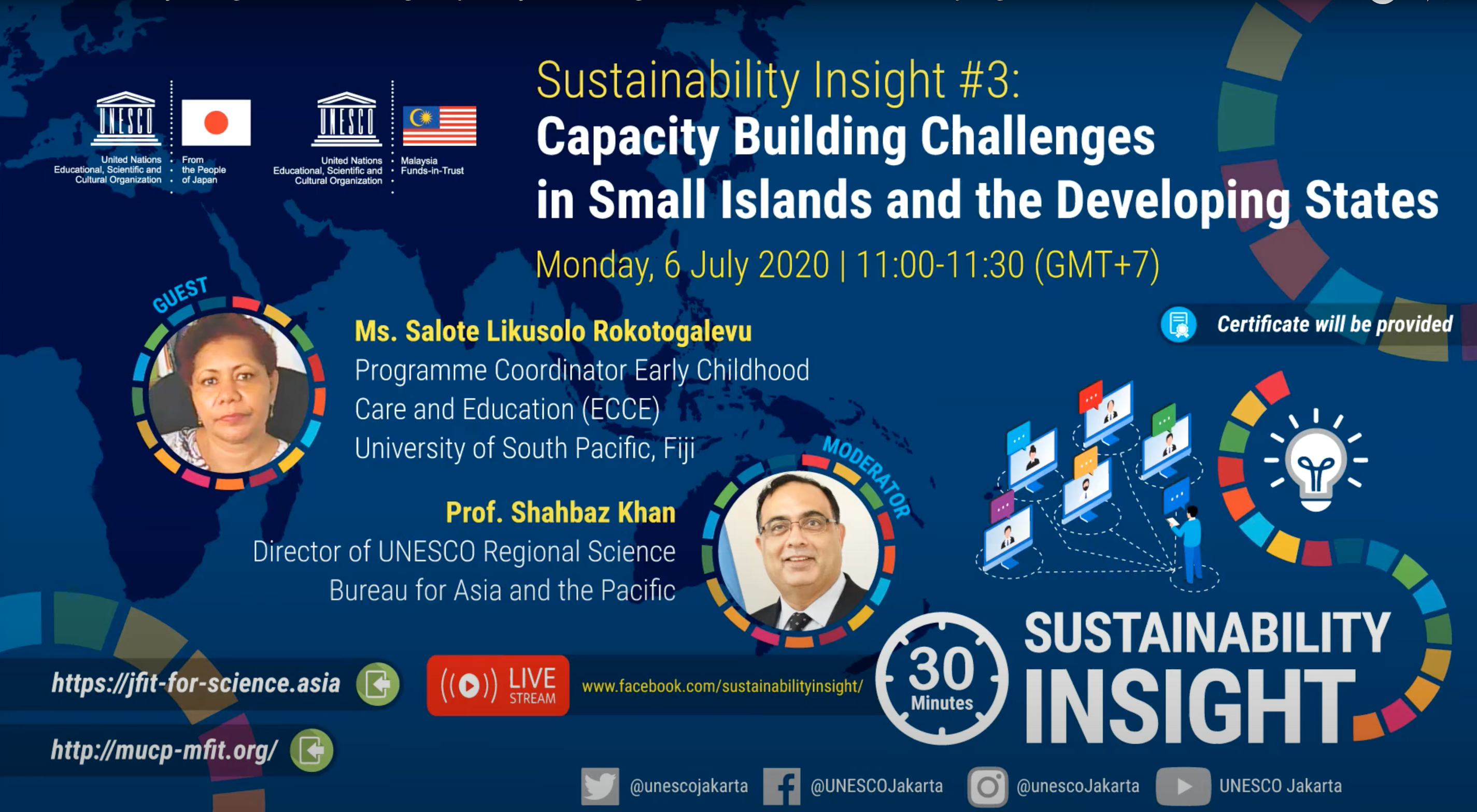 JFIT Sustainability Insight #3 Building Capacity Challenges in Small island Developing States (2020)